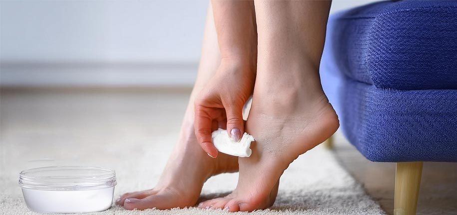 Traitement des talons fissurés