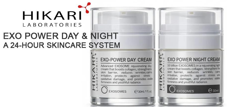 Crèmes Hikari EXO POWER Jour & Nuit