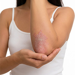 Crèmes et traitements pour le psoriasis pour peau sèche et squameuse