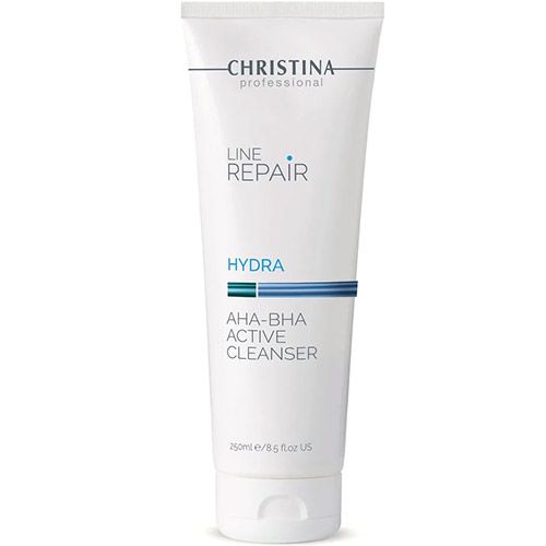 AHA-BHA active cleanser Hydra Line Repair Christina