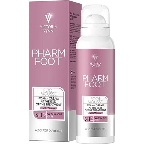 Foot Mousse Foam cream finishing the treatment Pharm Foot