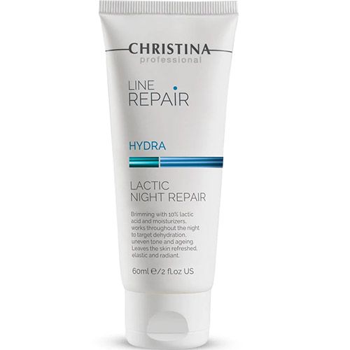 Lactic night repair cream Hydra Line Repair Christina