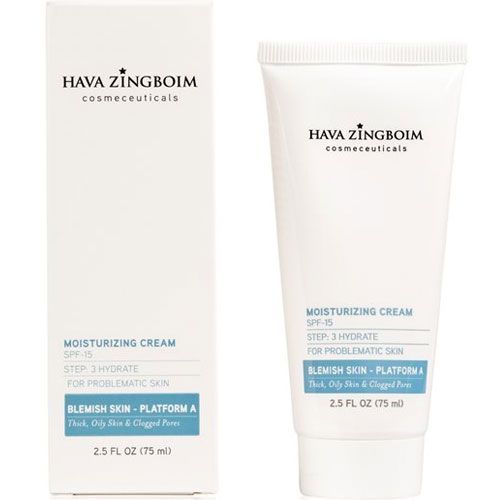 Moisturizing Cream for Oily Skin SPF15 Hava Zingboim