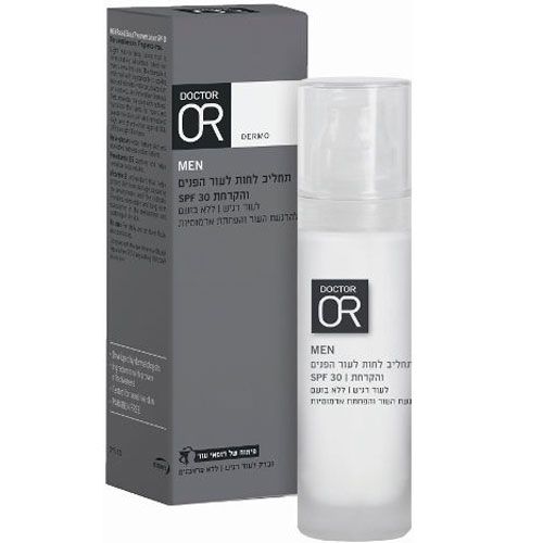 Moisturizing lotion for facial skin and baldness SPF30 Doctor Or