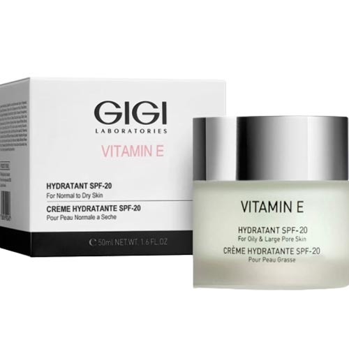 Crème hydratante SPF-20 pour peau sèche GIGI